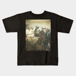 Pirates Preparing for Mutiny by NC Wyeth Kids T-Shirt